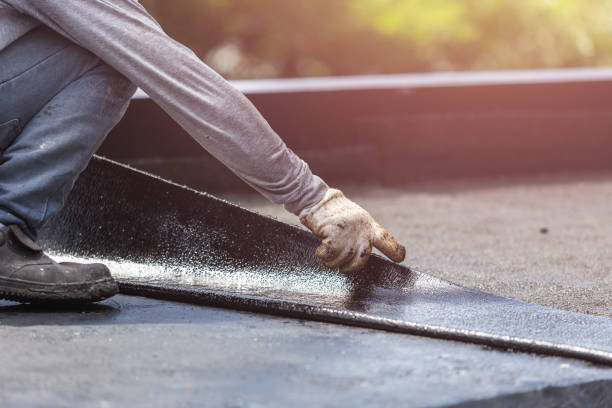 Professional Interior Drainage System technician working in North Rose, NY
